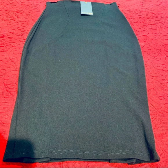 Laura Byrnes Pinup Couture Black Fitted Wiggle Pencil Skirt 2014 Size Small NWT - Picture 4 of 14